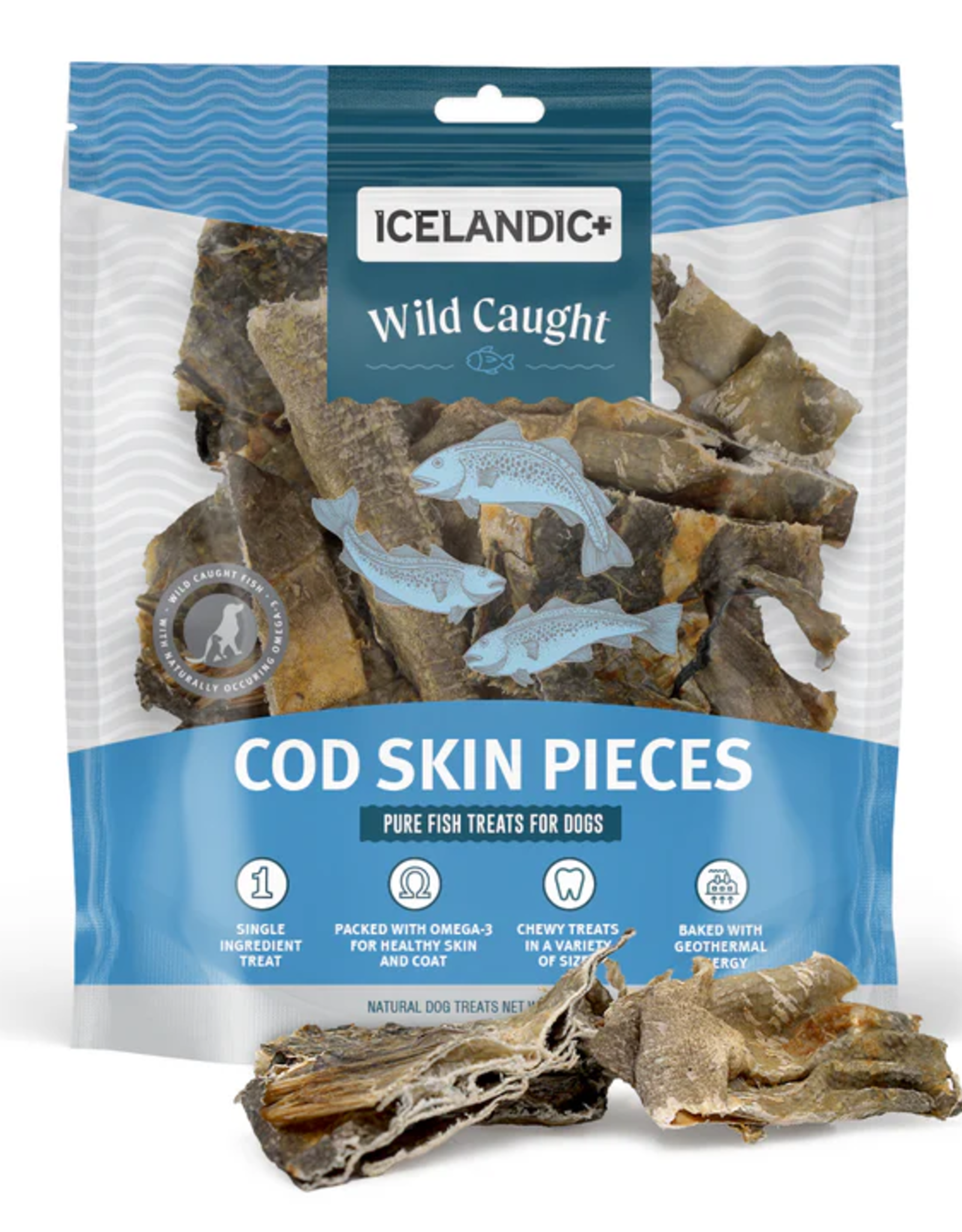Icelandic+ Icelandic+ Cod Skin Pieces 8oz