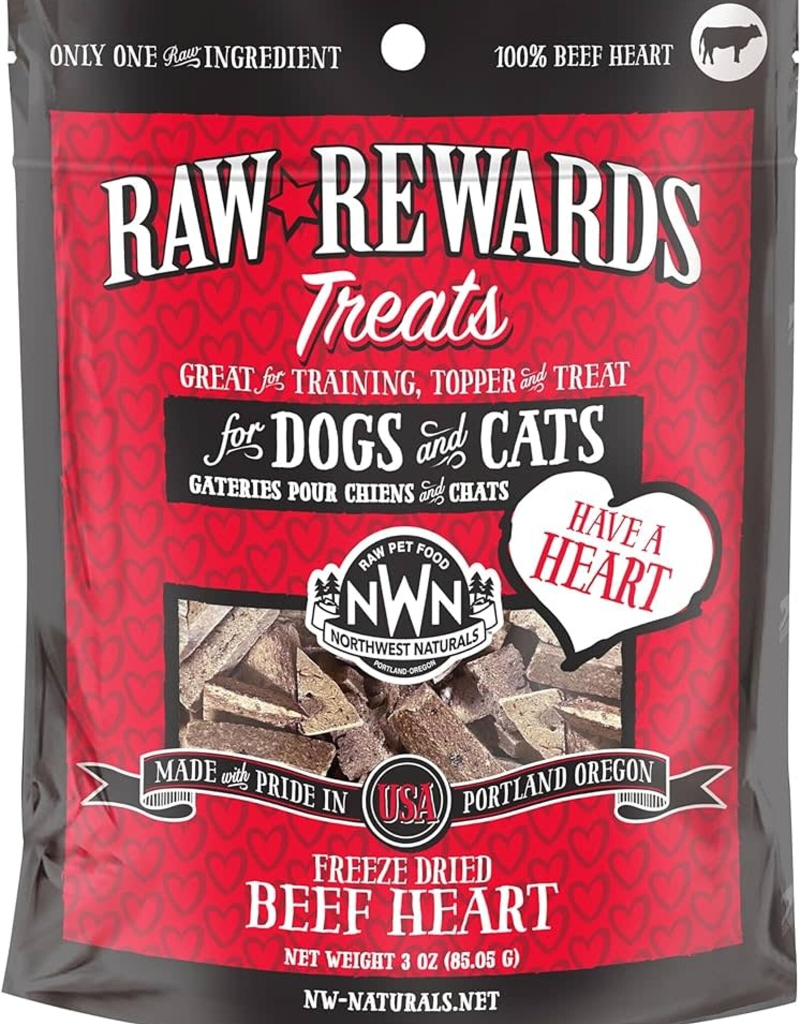 Northwest Naturals Beef Heart 3oz