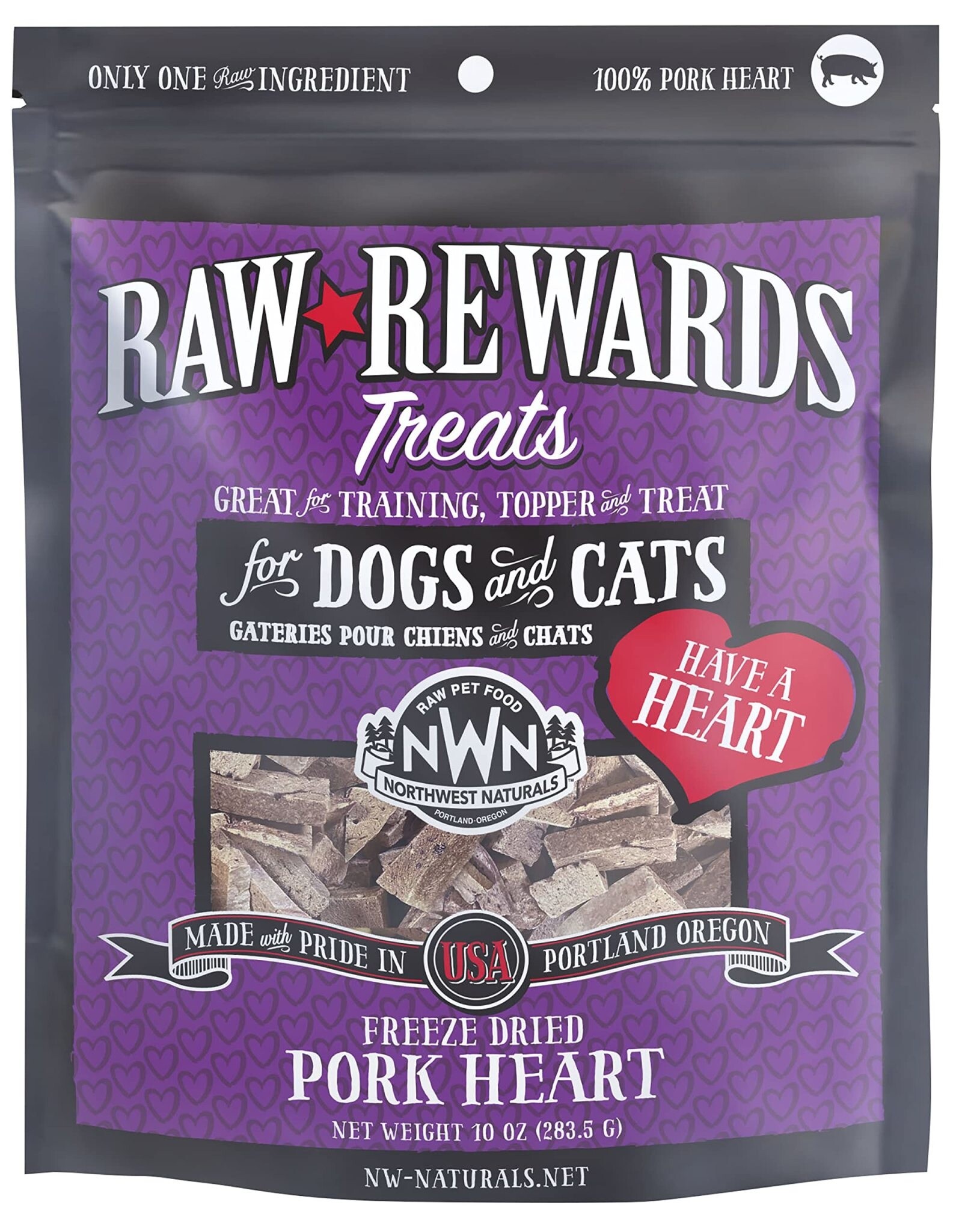 Northwest Naturals Pork Heart 3oz