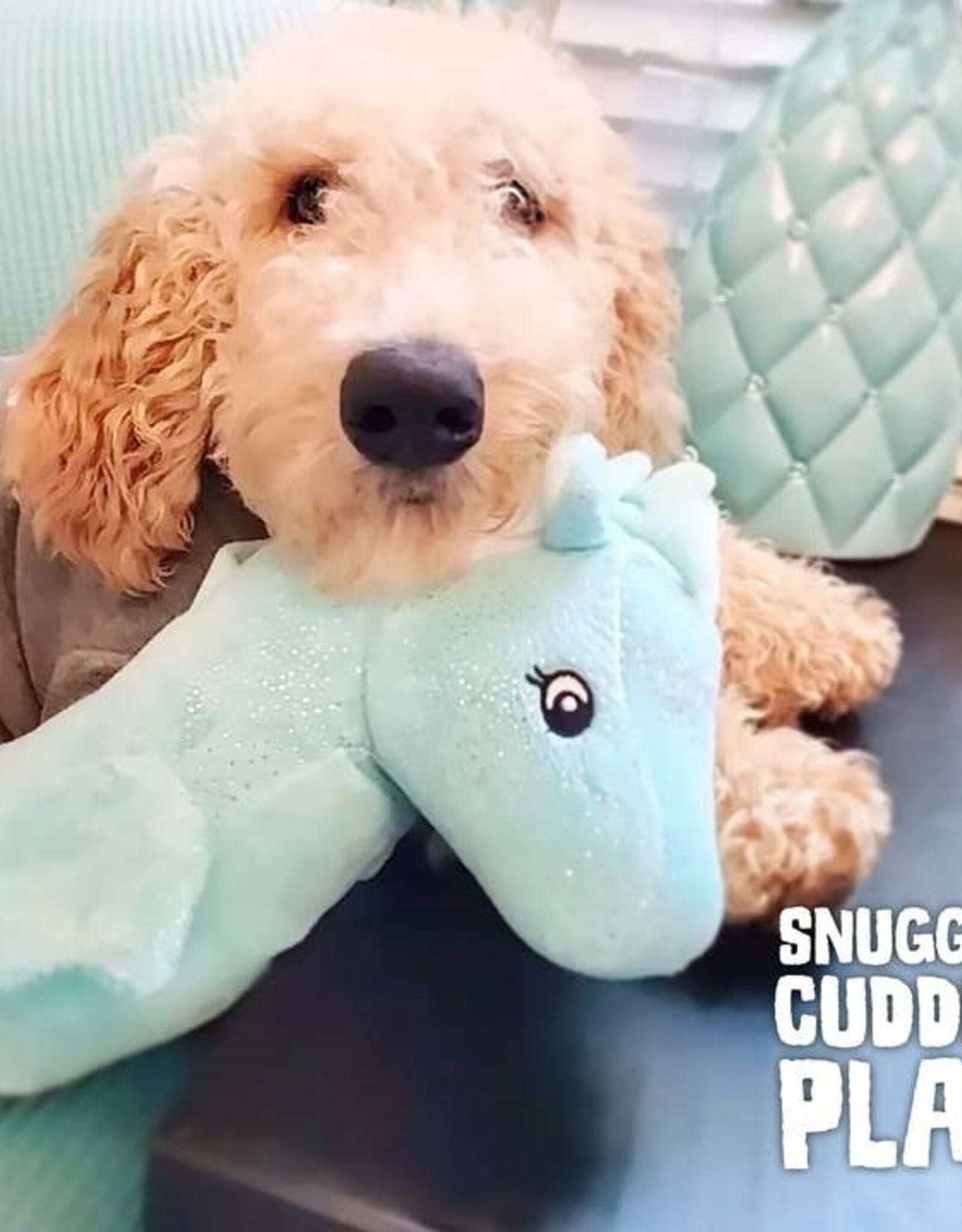 SnugArooz Sandy Seahorse - Teal 17"