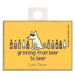 Dog Is Good Refrigerator Magnet - Grinning from Beer-To-Beer (Boise, Idaho)