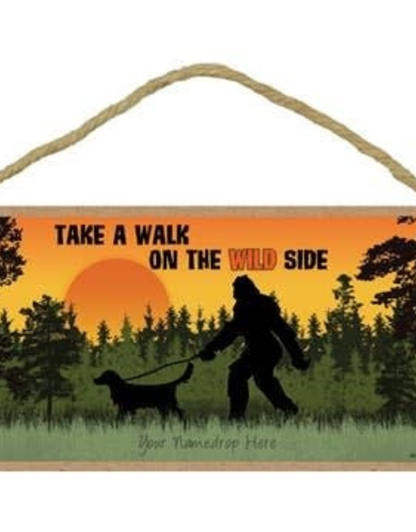 Rope Sign: Take a Walk on the Wild Side (Boise, Idaho