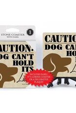 Stone Coaster - Dog Can't Hold Its Licker
