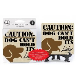 Stone Coaster - Dog Can't Hold Its Licker