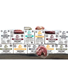 OC Raw Dog OC Raw Additions- Raw Frozen Dog Treats & Food Toppers