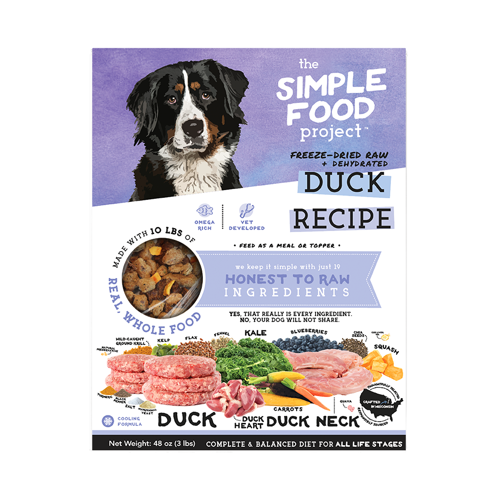 Simple food project duck molly s healthy pet food market