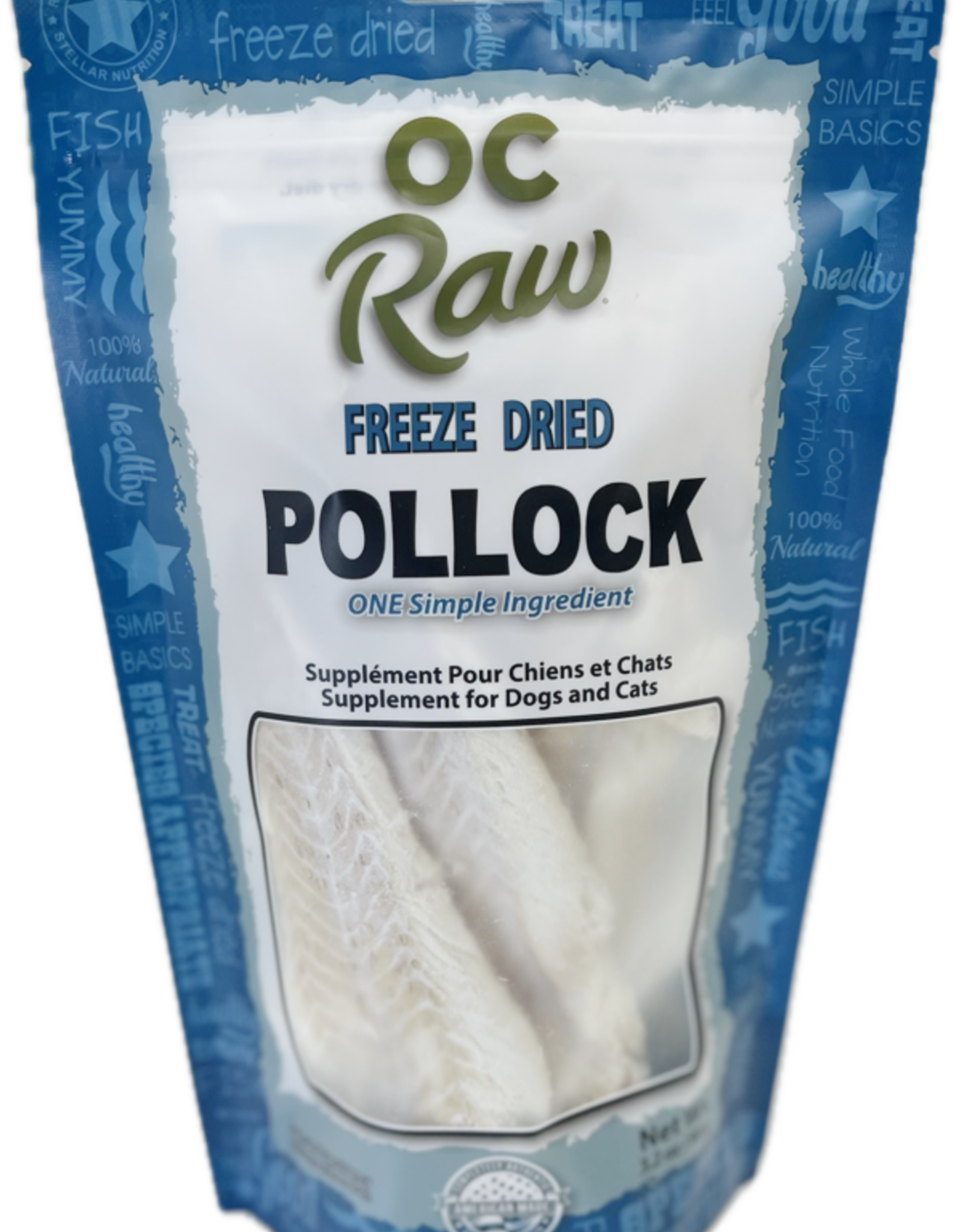 OC Raw Dog OC Raw Freeze-Dried Pollock 3.2oz