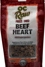 OC Raw Dog OC Raw Freeze Dried Beef Hearts 4oz