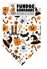 Halloween Witches & Pumpkins Bandana