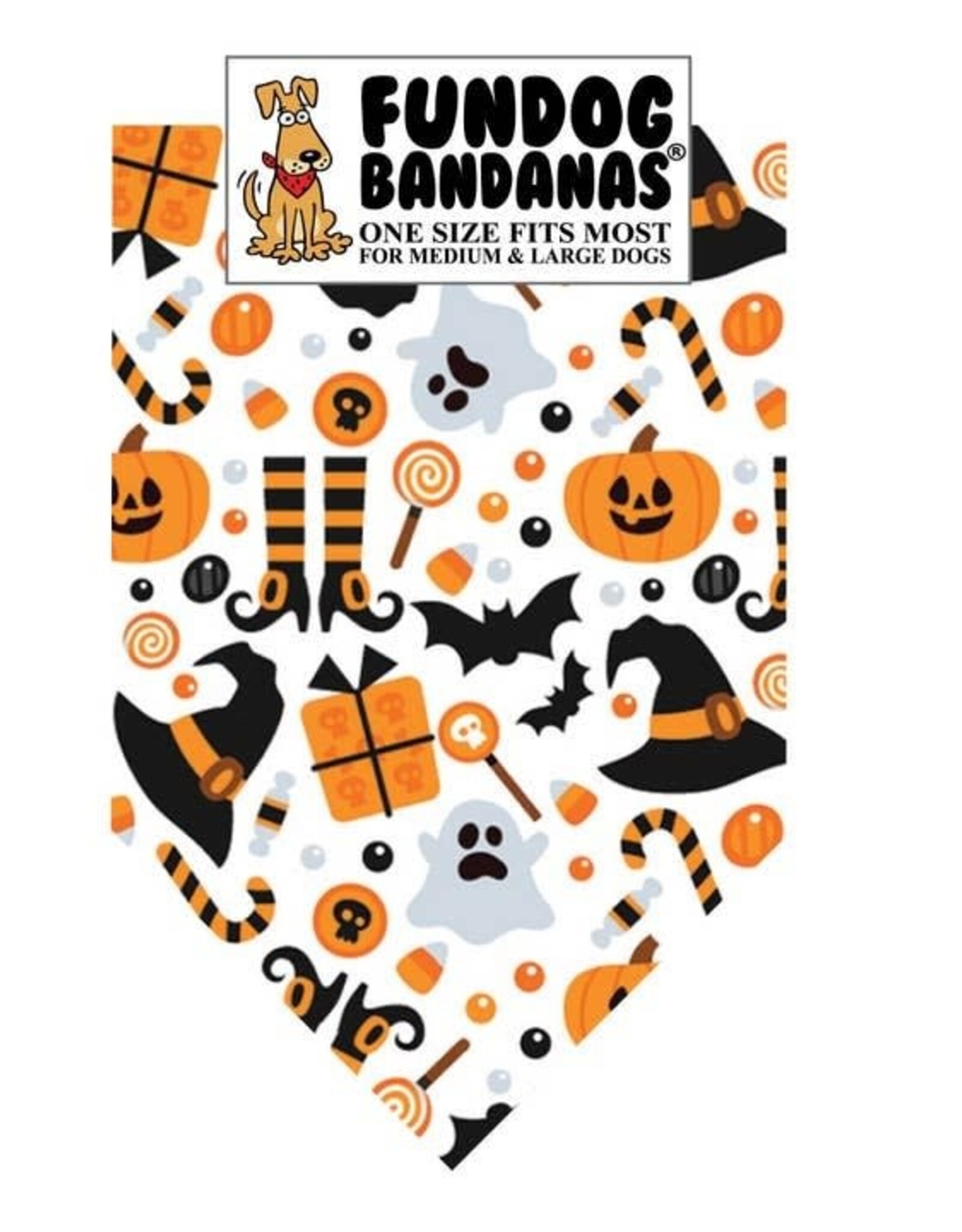 Halloween Witches & Pumpkins Bandana