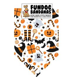 Halloween Witches & Pumpkins Bandana