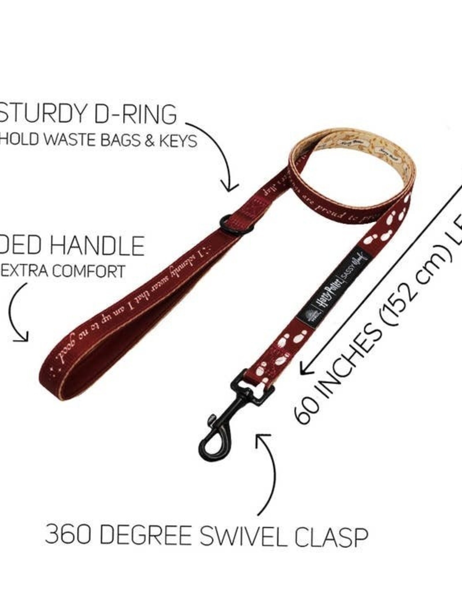Sassy Woof Sassy Woof Harry Potter Marauders Map Leash