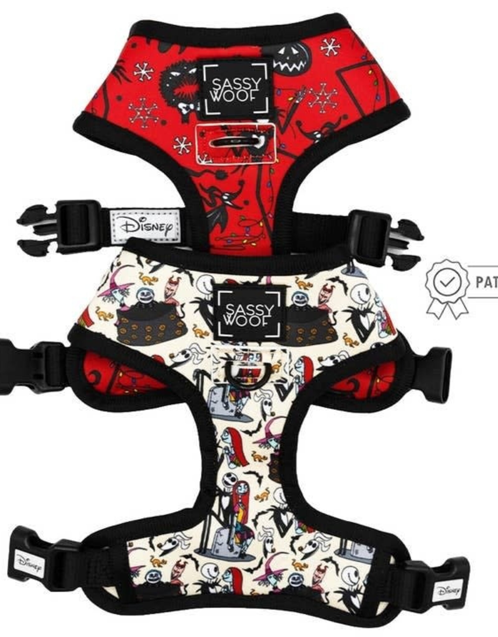 Sassy Woof Sassy Woof Nightmare Before Christmas Reversible Harness