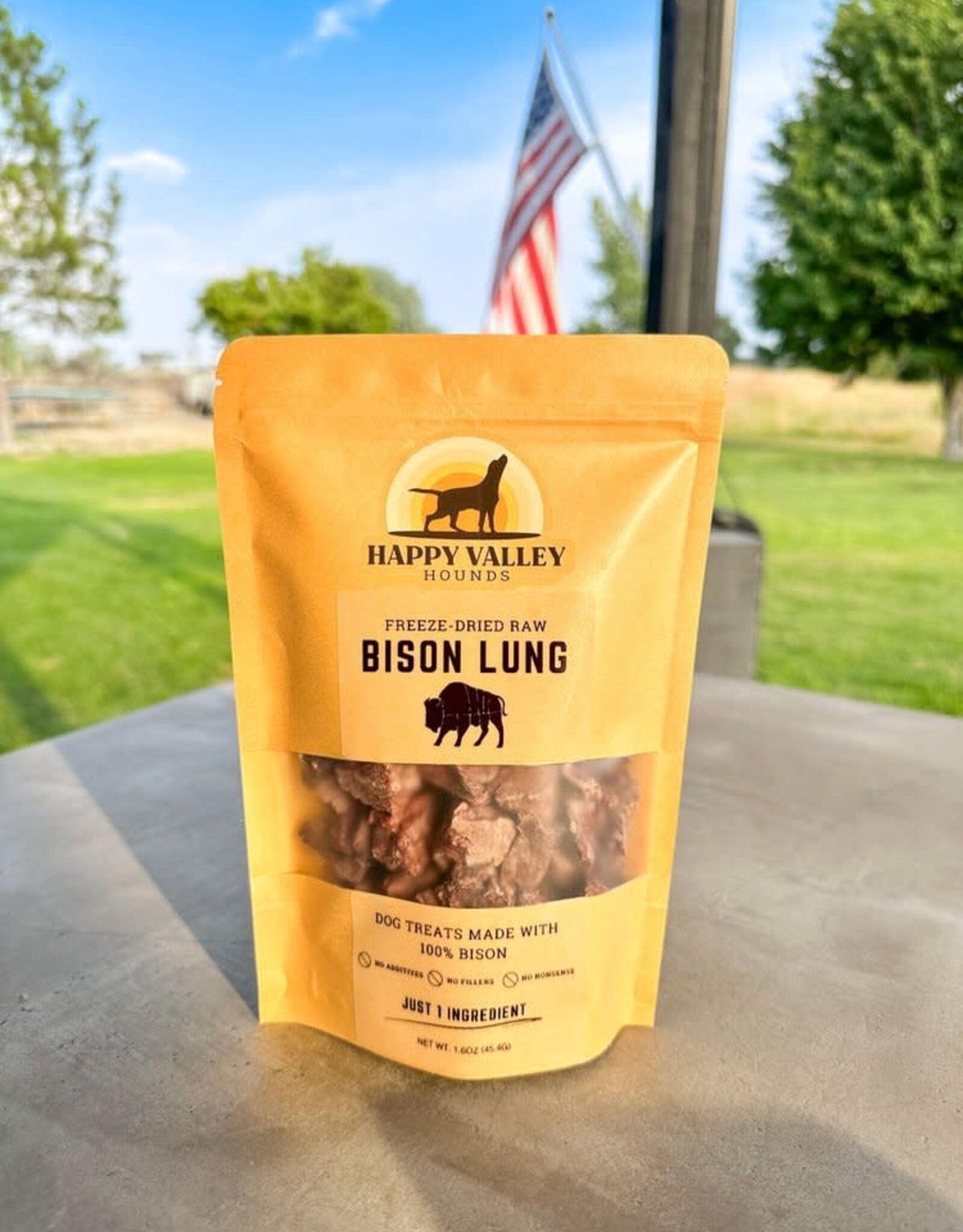 Happy Valley Hounds Happy Valley Hounds Bison Lung Freeze-Dried