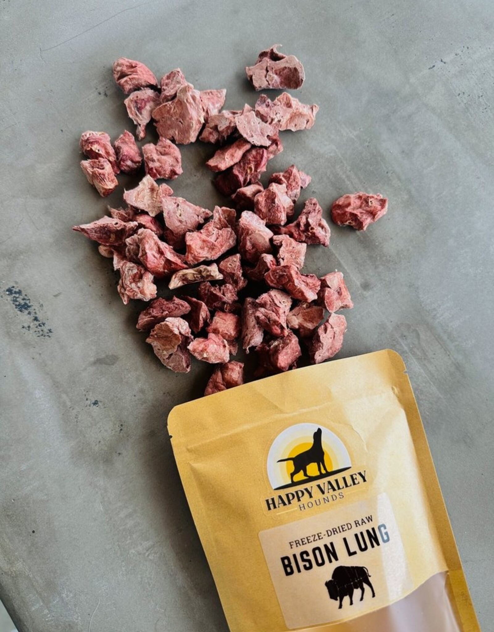 Happy Valley Hounds Happy Valley Hounds Bison Lung Freeze-Dried