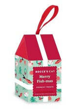 Bocce Holiday Merry Fish-Mas Cat Ornament