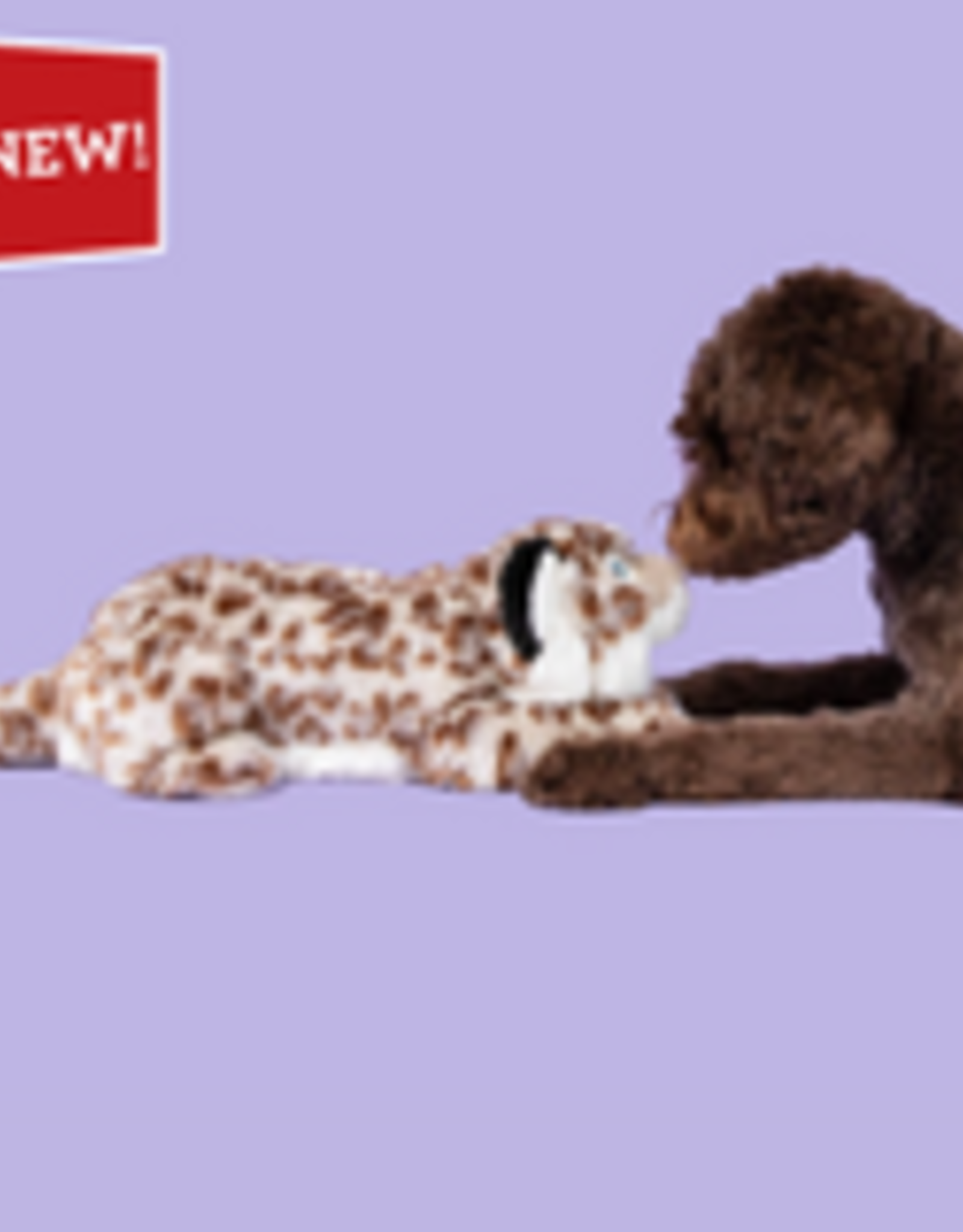 Tall Tails Fluff & Tuff Mongo Snow Leopard