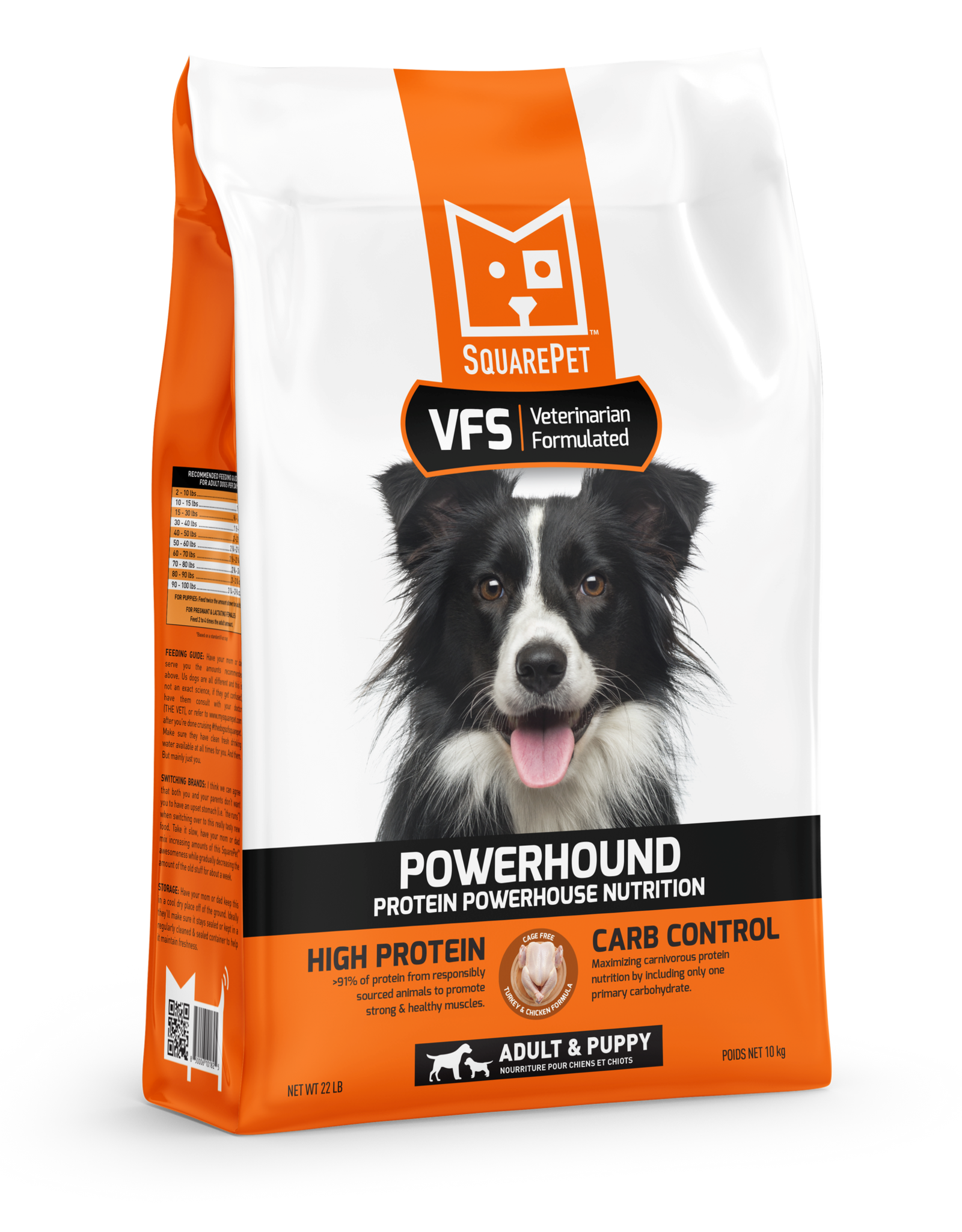 Squarepet SquarePet Powerhound Turkey & Chicken Recipe