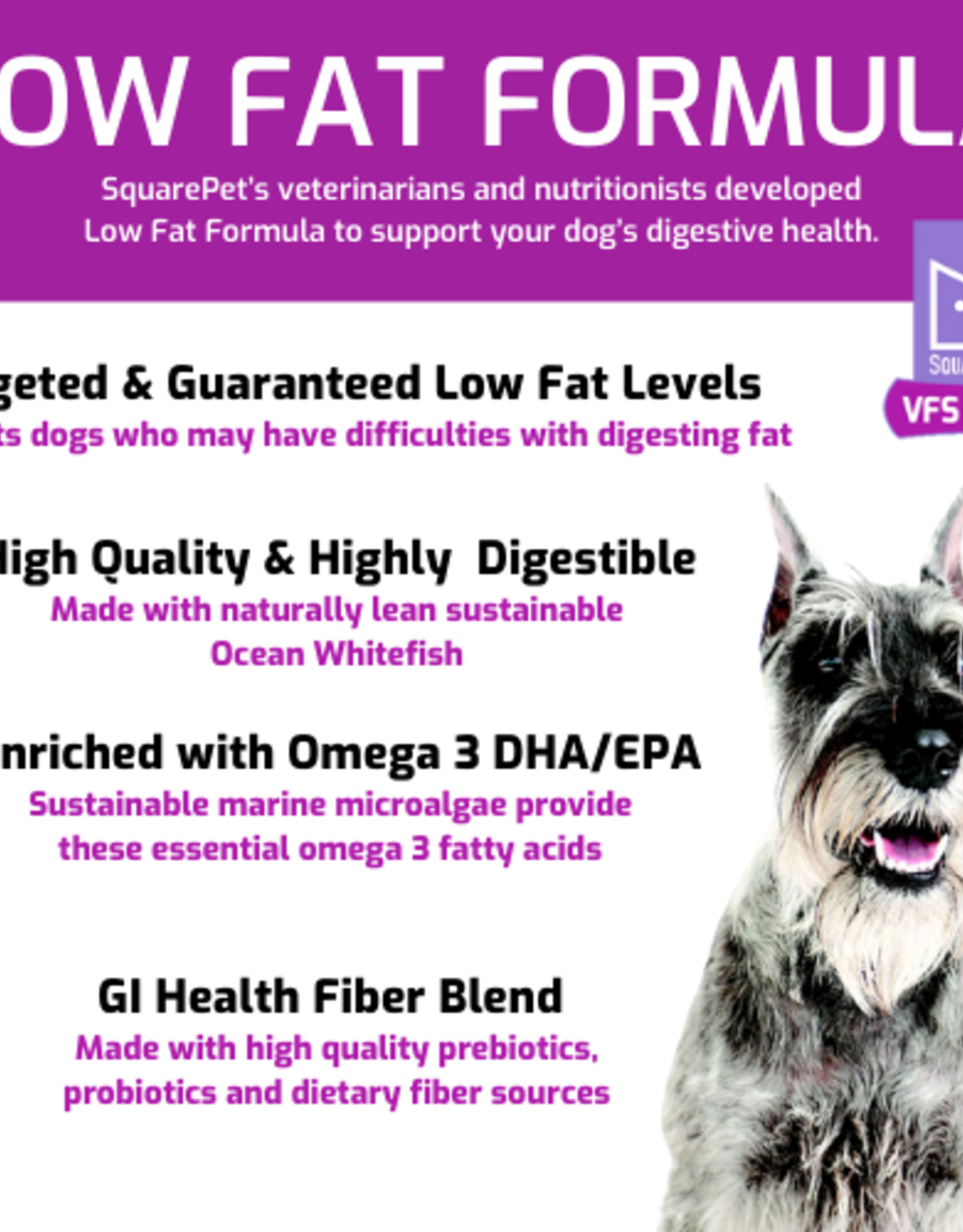 Squarepet SquarePet VFS Low Fat Formula