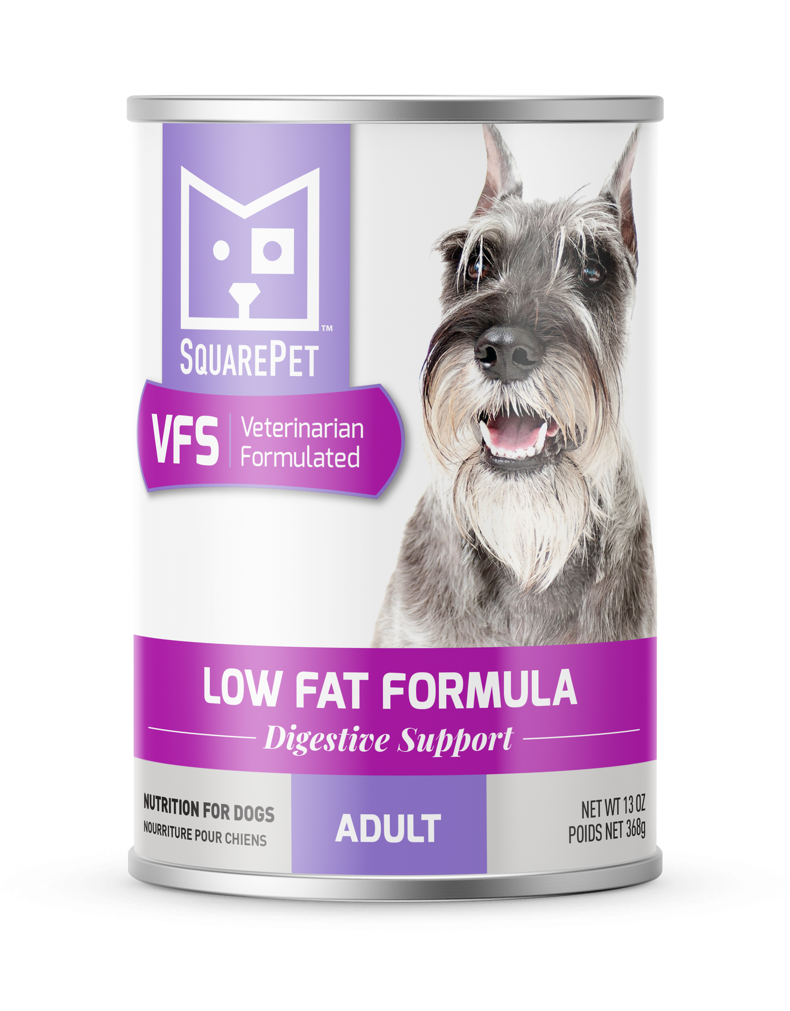 Squarepet SquarePet VFS Low Fat Formula Support Can
