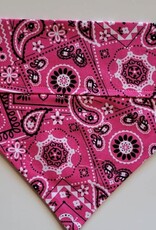 Paisley in Pink Bandana - Over the Collar