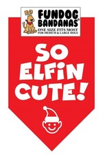 Dog Bandana - Holiday So Elfin Cute!
