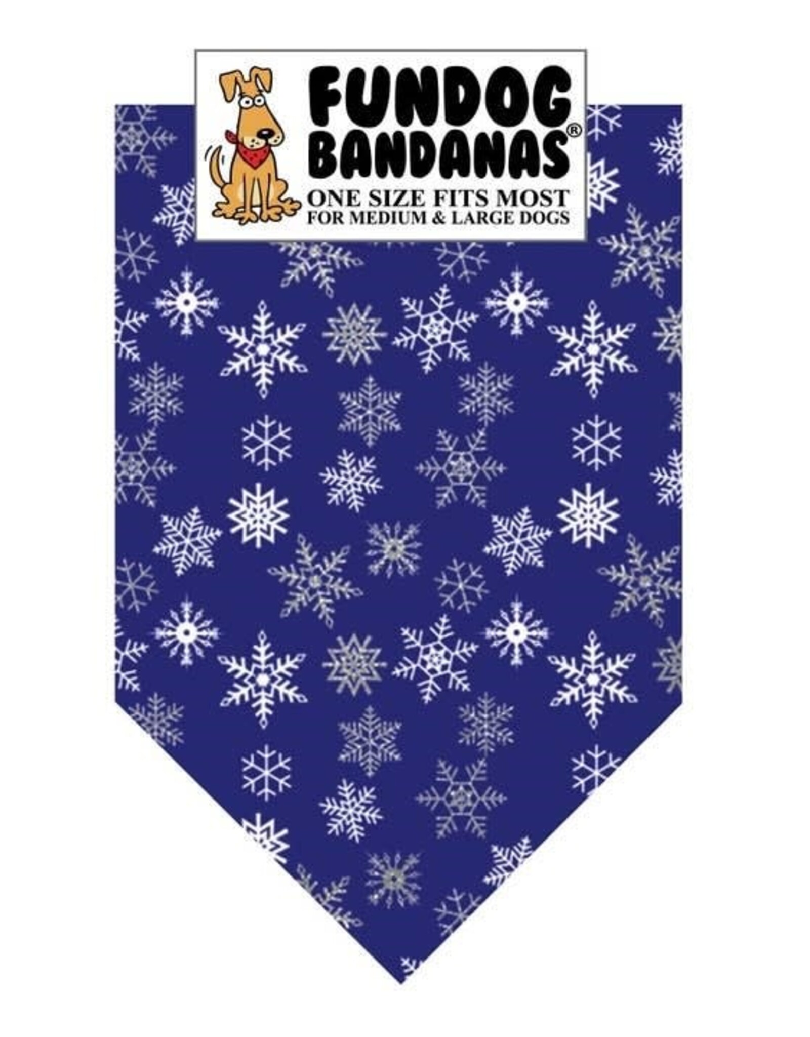 Dog Bandana - Holiday Snowflakes