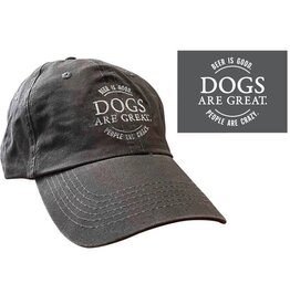 Dog Speak Ball Cap - Beer is Good, Dogs are Great
