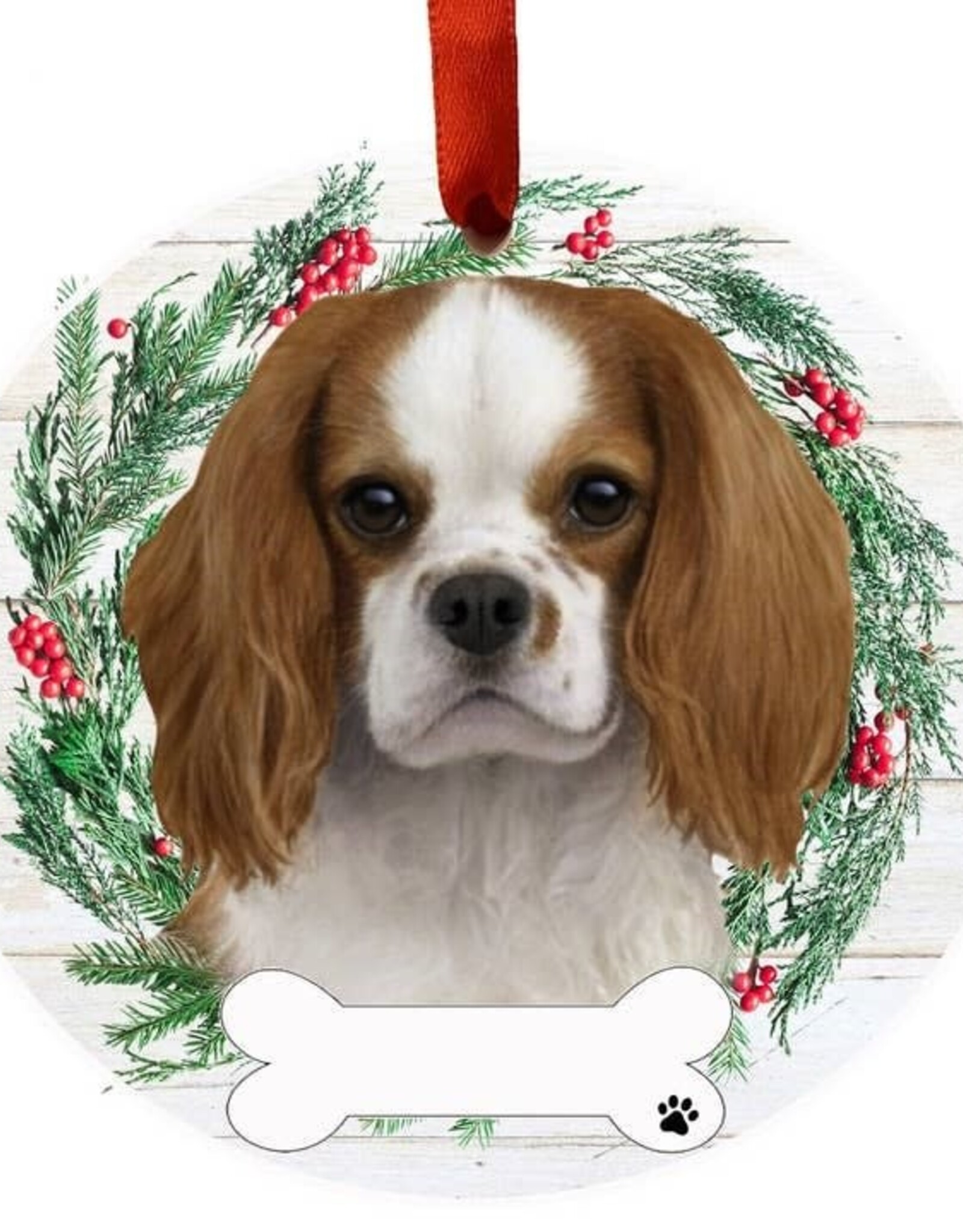 Cavalier King Charles Spaniel Blenheim Ornament
