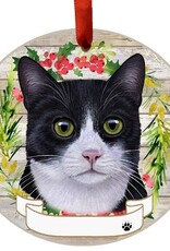 Cat - Black & White (Tuxedo) Ornament