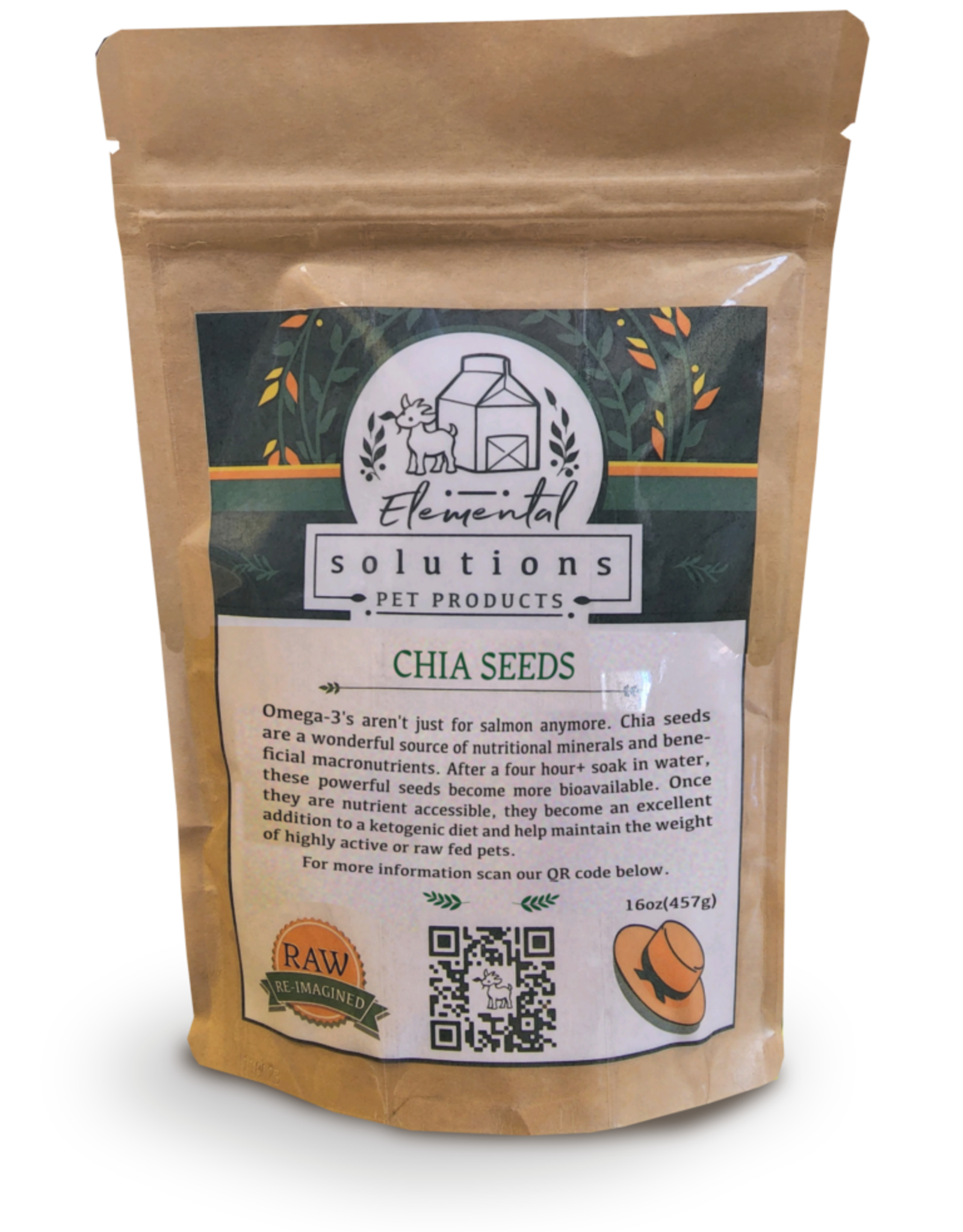 Solutions Chia Seeds 16oz