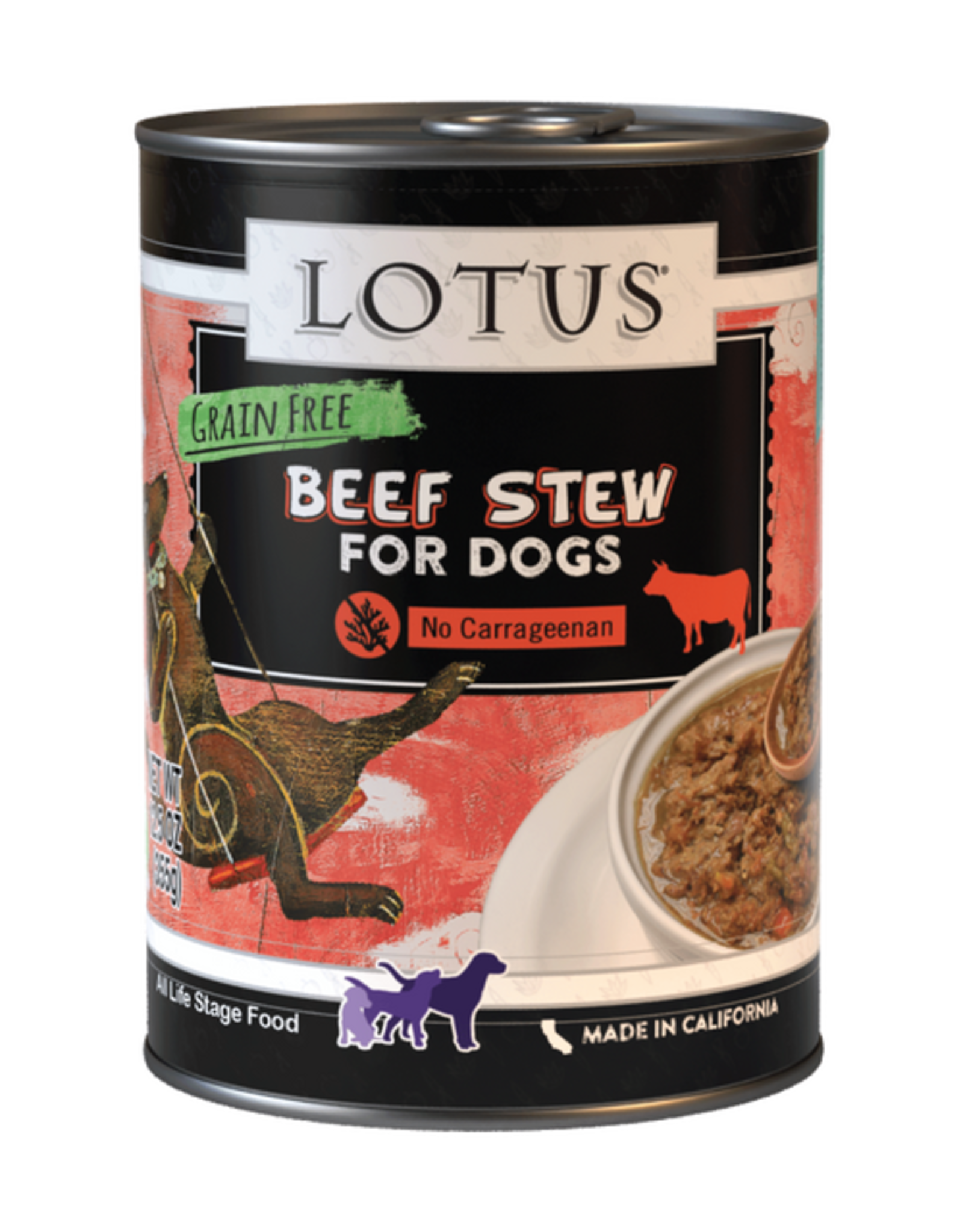 Lotus Lotus Beef Stew for Dogs 12.5oz