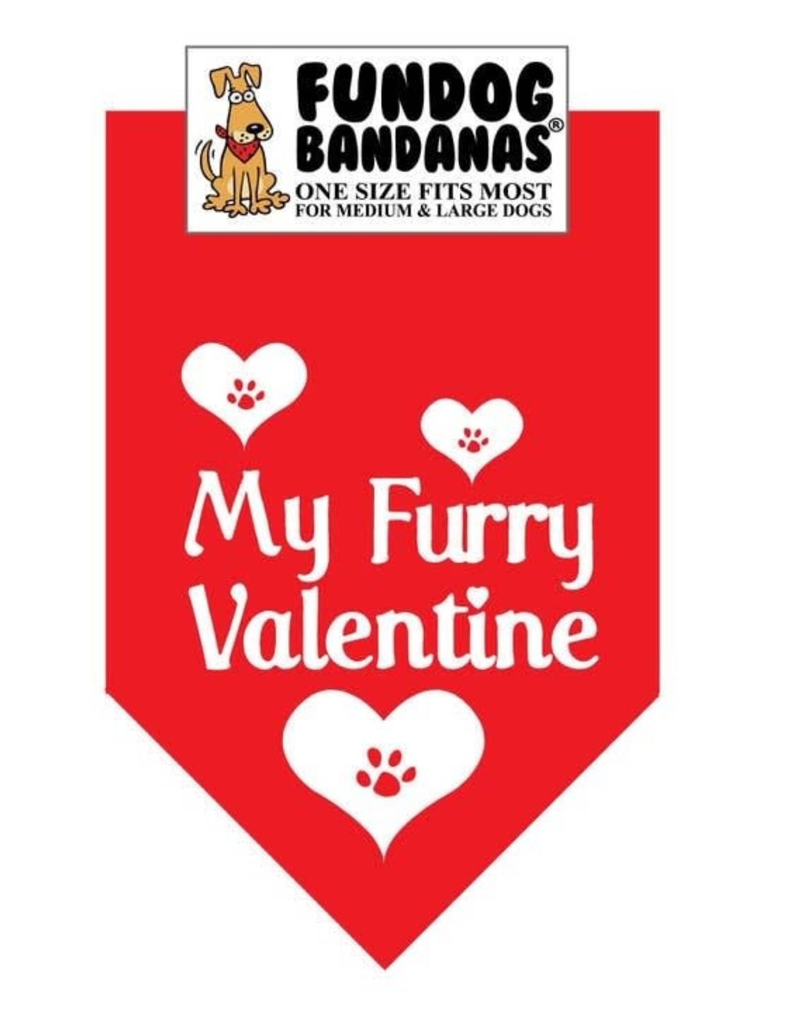 My Furry Valentine Bandana
