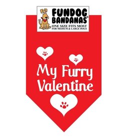 My Furry Valentine Bandana