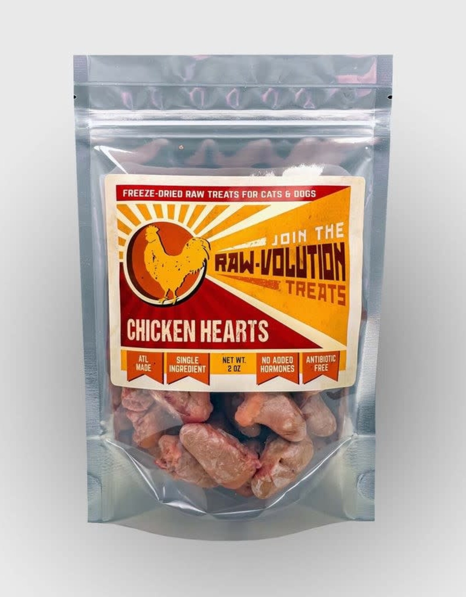 Rabbit Tap Rabbit Tap - Freeze-Dried Chicken Hearts 2oz