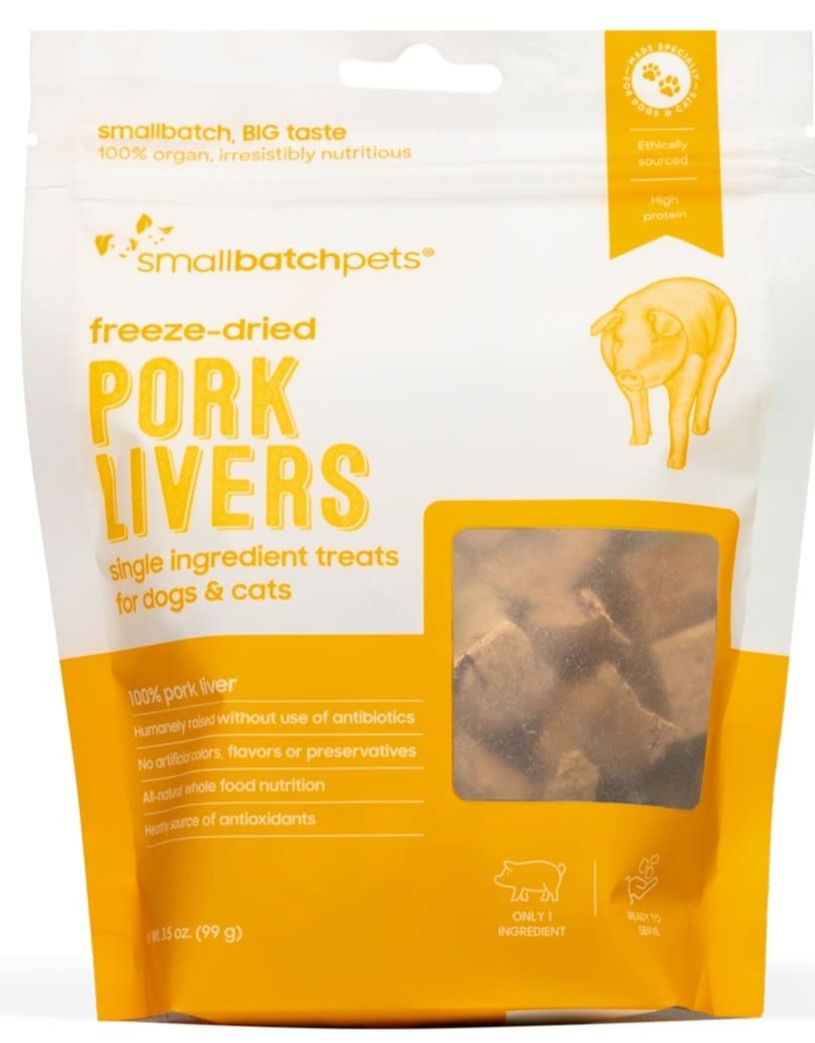 Smallbatch Smallbatch Pork Liver Treats 3.5oz