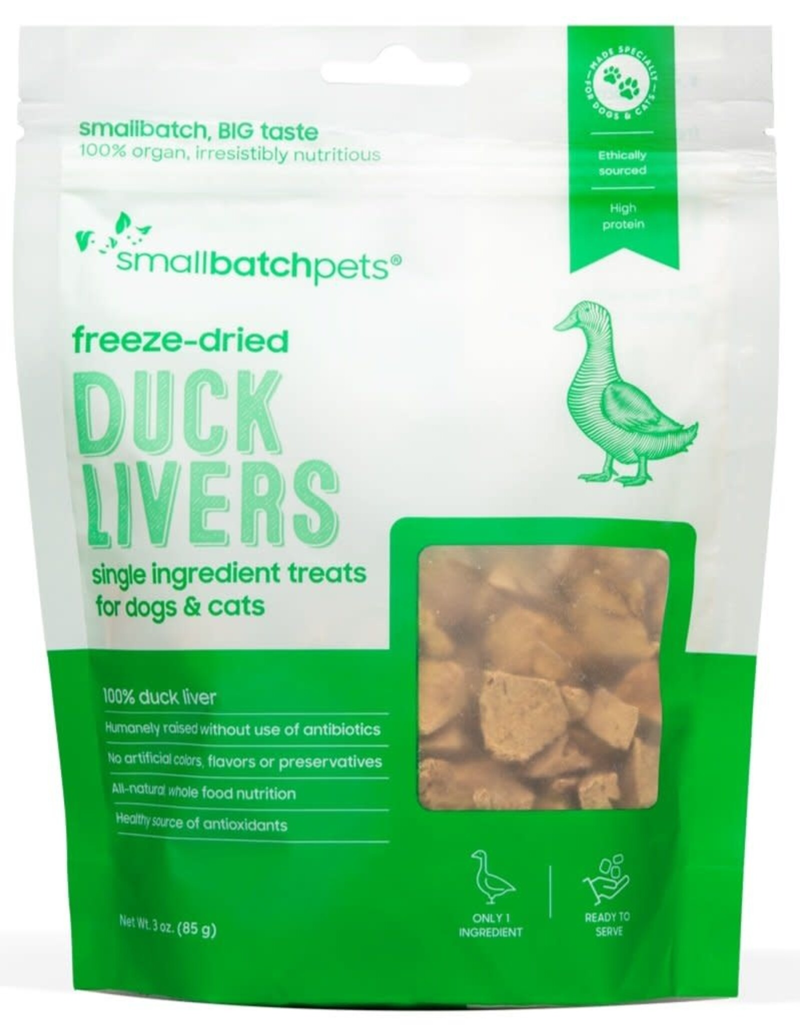 Smallbatch Smallbatch Duck Liver Treats 3oz