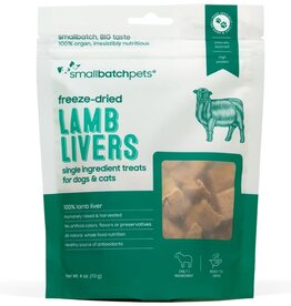 Smallbatch Smallbatch Lamb Liver Treats 4oz