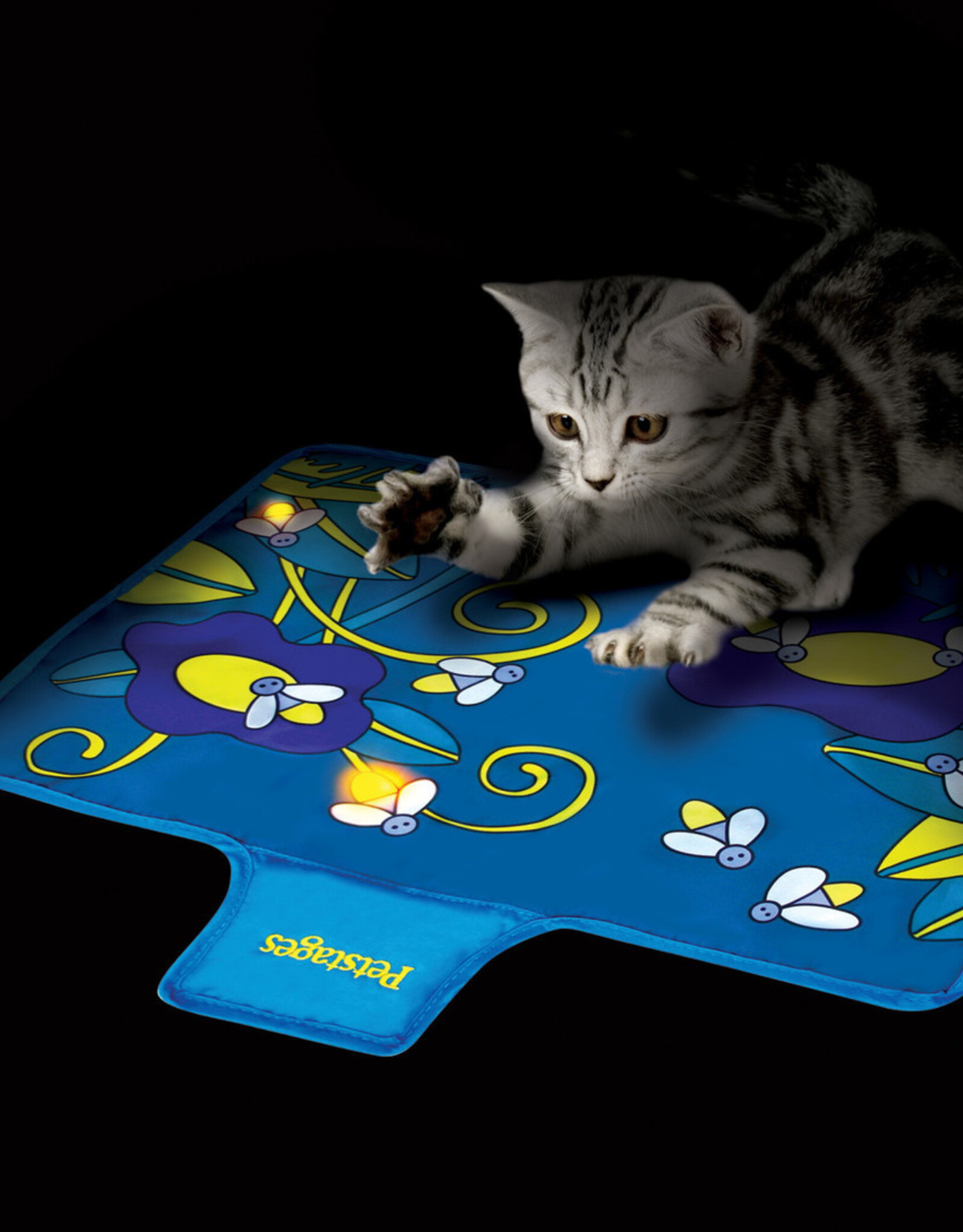 Outward Hound Flashing Firefly Mat Quiet Cat Toy