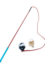 Tail Teaser Dog Wand Lure Toy