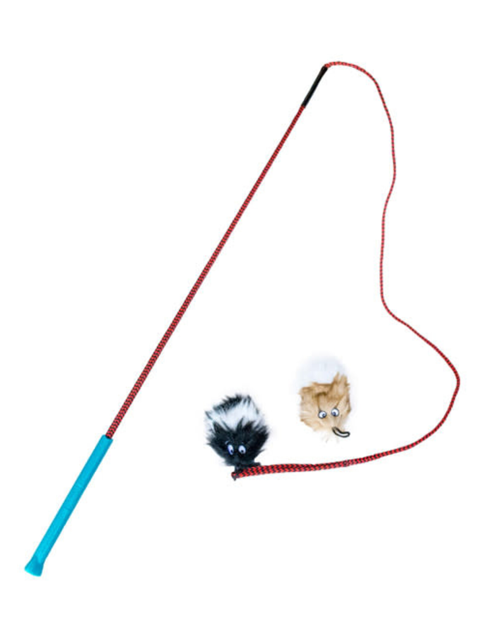Tail Teaser Dog Wand Lure Toy