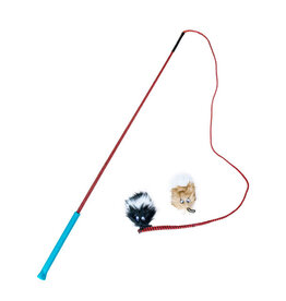 Tail Teaser Dog Wand Lure Toy Tail Teaser Dog Wand Lure Toy
