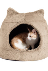 Outward Hound Meow Hut Fur Cat Bed 17x17