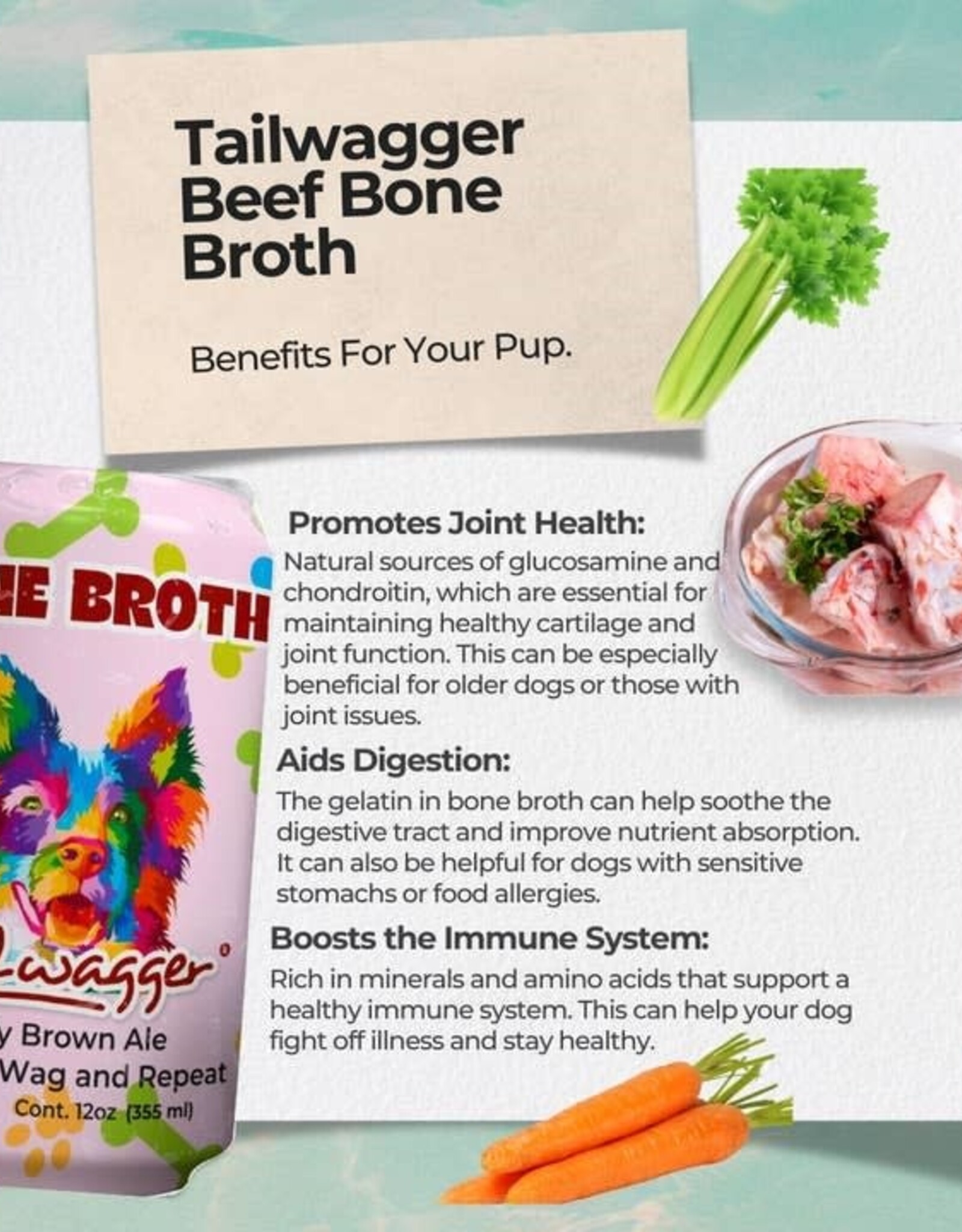 Tail Waggers Tail Waggers Savory Beef Bone Broth