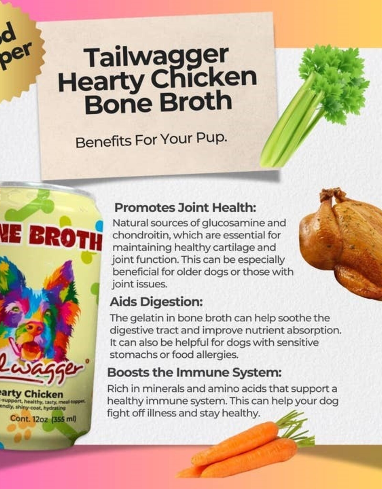 Tail Waggers Tail Waggers Hearty Chicken Bone Broth