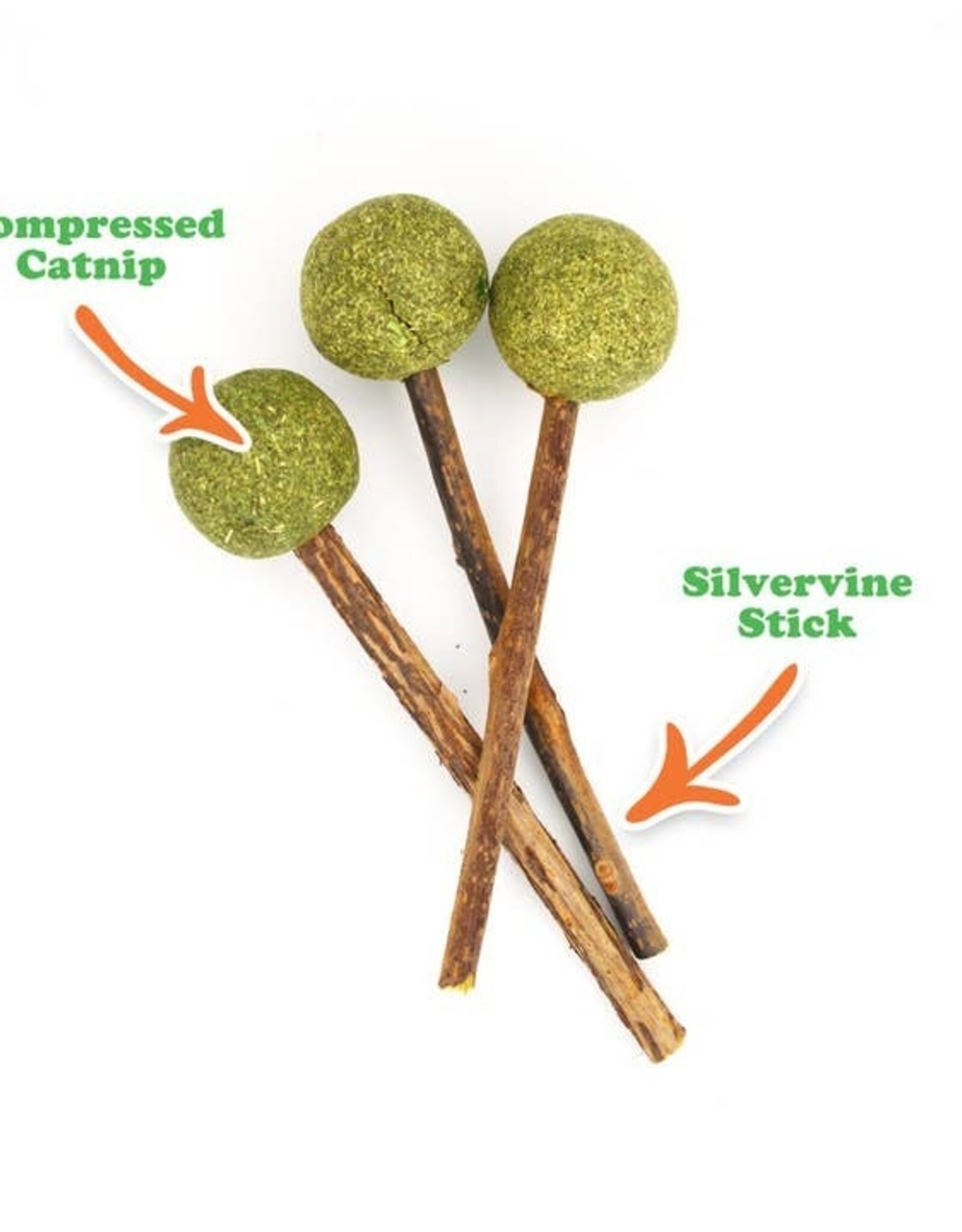 Meowijuana Meowijuana Lollies - Silvervine Sticks with Catnip