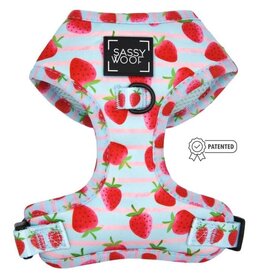 Sassy Woof Sassy Woof I Woof You Berry Much Adjustable Dog Harness