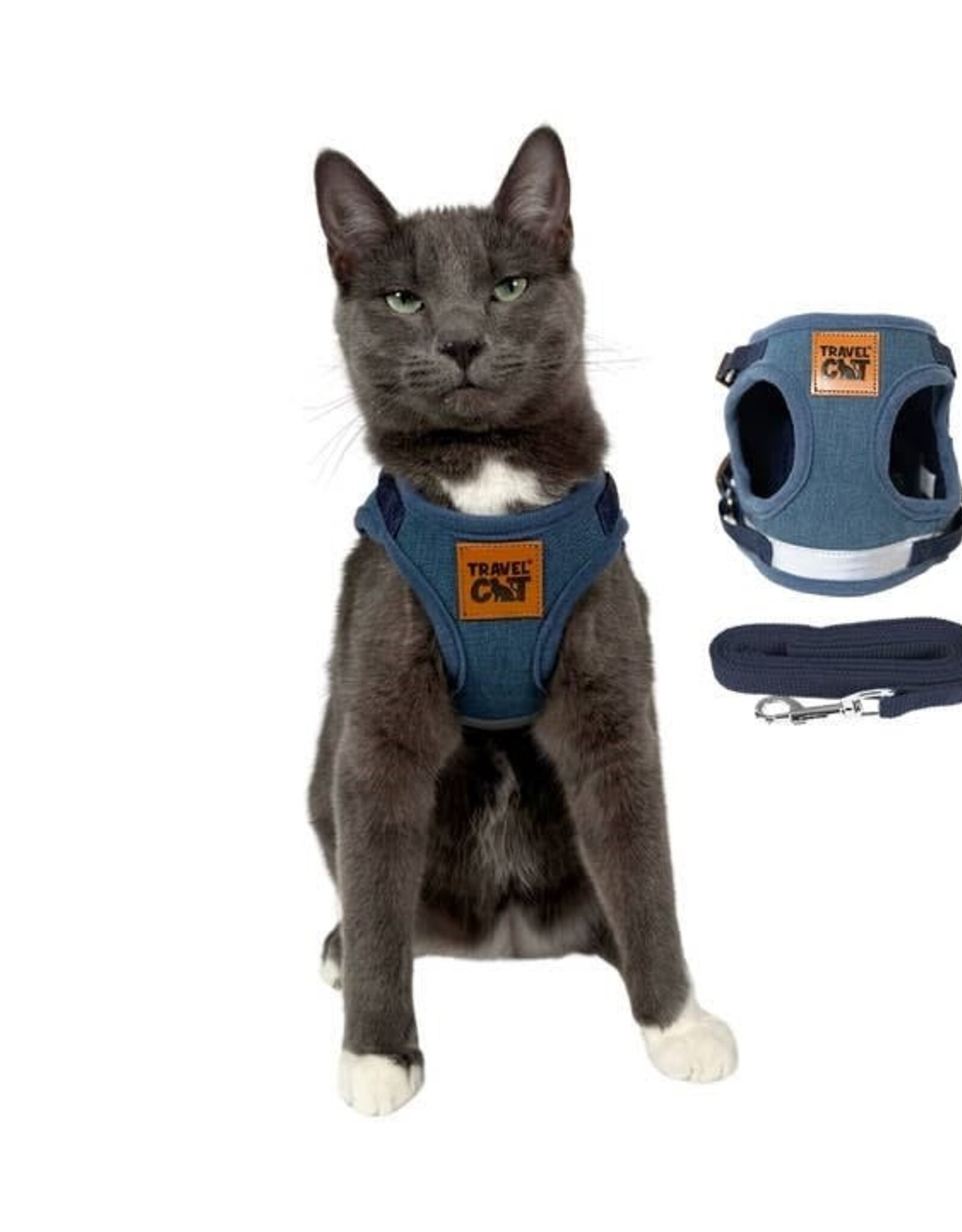 Travel Cat Travel Cat Jean Jacket Harness