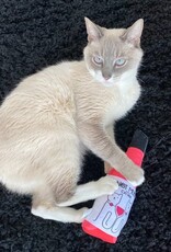Purring Wine Catnip Kicker Toy