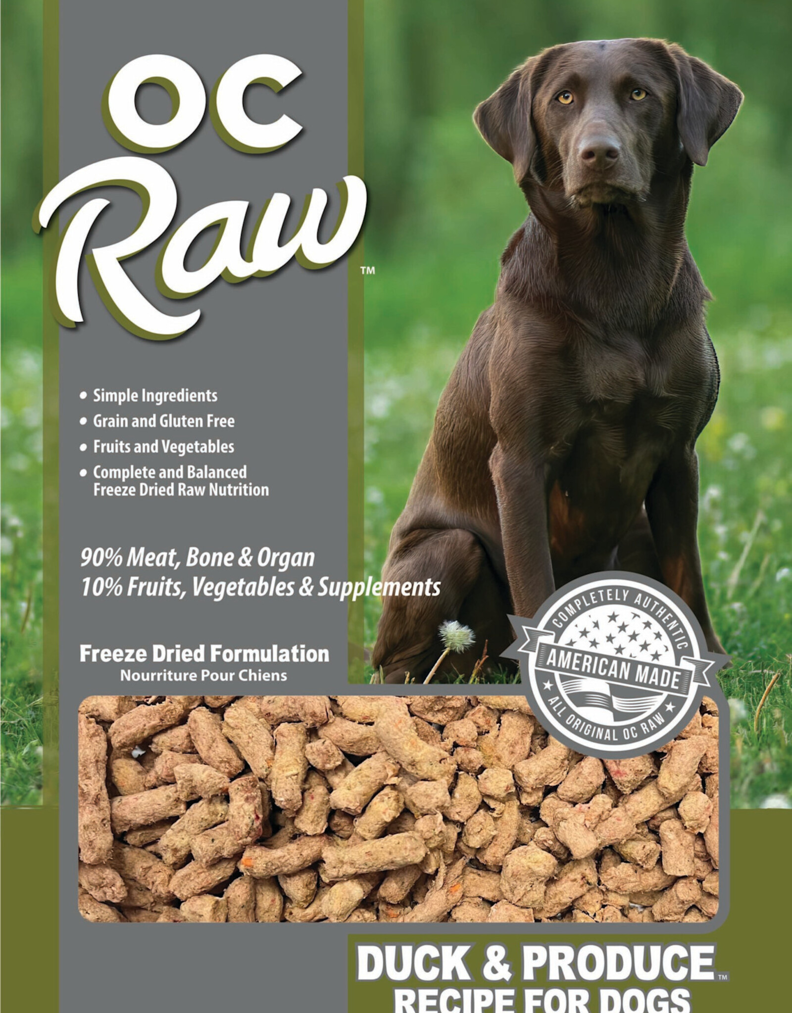 OC Raw Dog OC Raw Dog Freeze Dried Duck